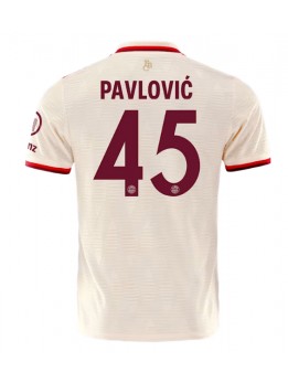 Bayern Munich Aleksandar Pavlovic #45 Rezervni Dres 2024-25 Kratak Rukavima